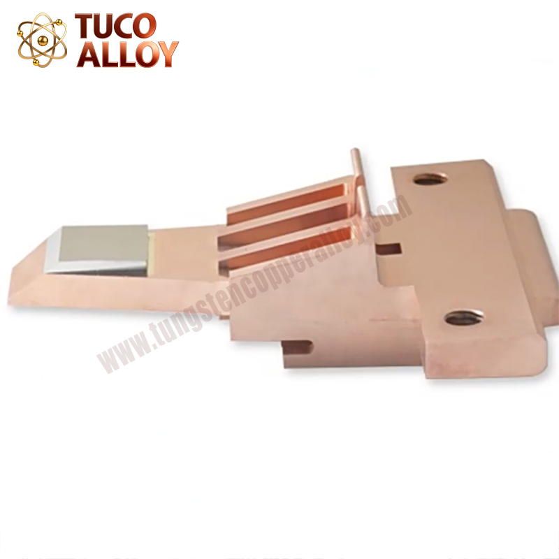 Copper Inlaid Silver-Tungsten Electrode