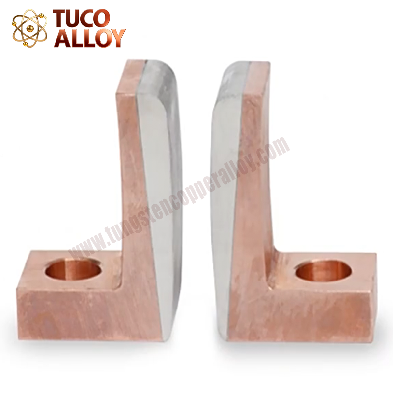 Copper Inlaid Silver-Tungsten Electrode