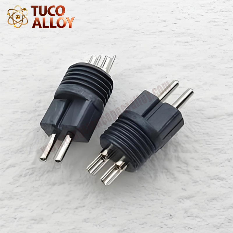 Superconducting Tellurium Copper Connector Plugs