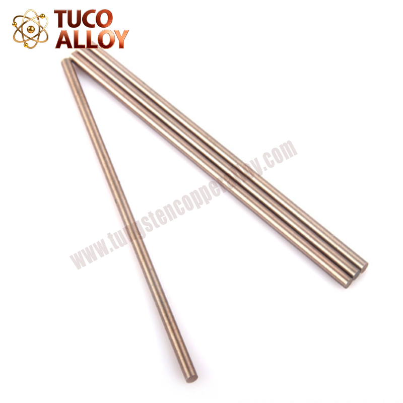 Precision-ground W70Cu Rod