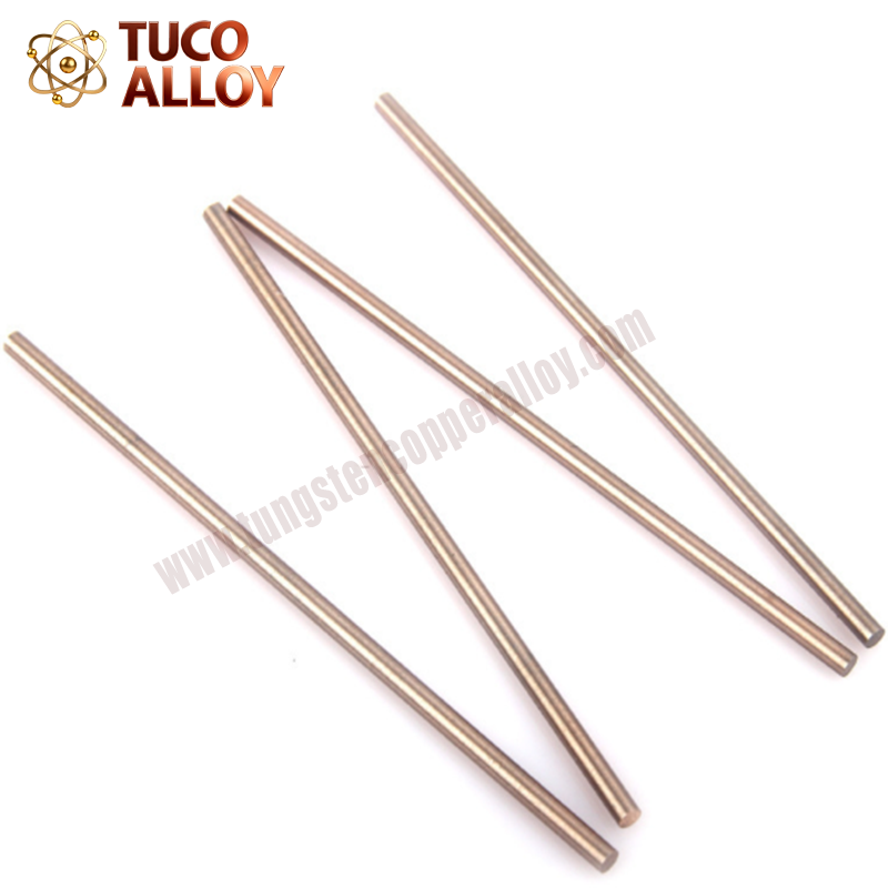 Precision-ground W70Cu Rod